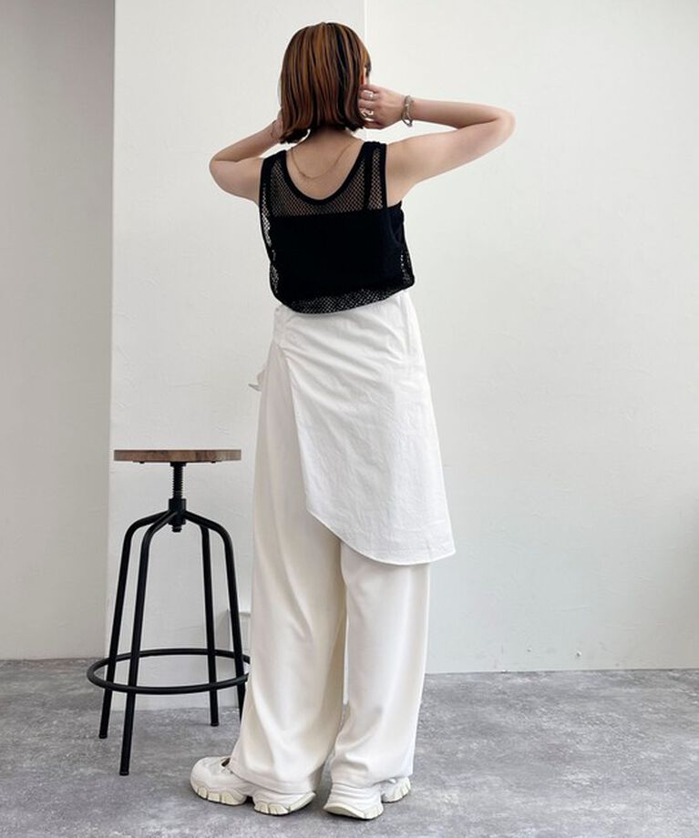 fredy emue「メッシュチュニックタンクトップ」|タンクトップ|