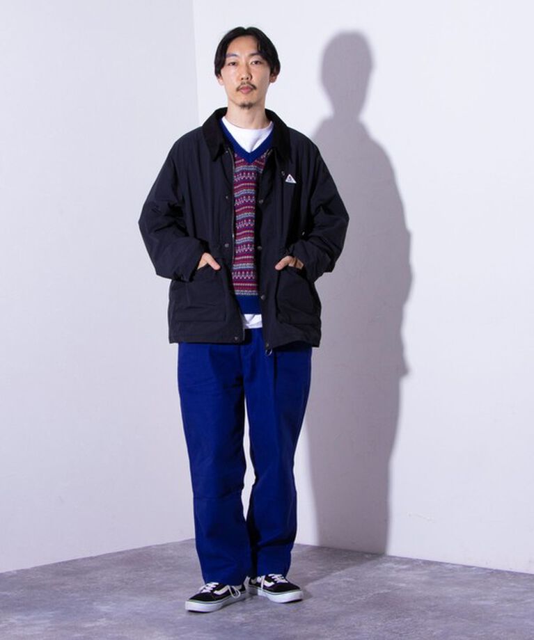 GLOSTER「【GEVACO/ゲバコ】裏フリース ショートジャケット ハンティングジャケット ワンポイントロゴ」|ブルゾン・スタジャン|