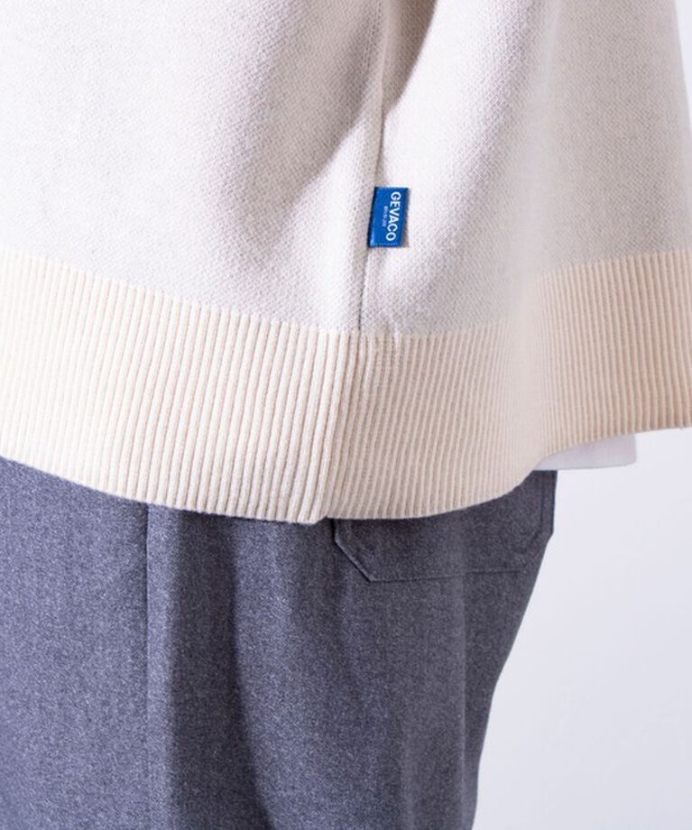 GLOSTER「【GEVACO/ゲバコ】ホースサガラ刺繍 プルオーバークルーネックニット UNISEX」|ニット・セーター|