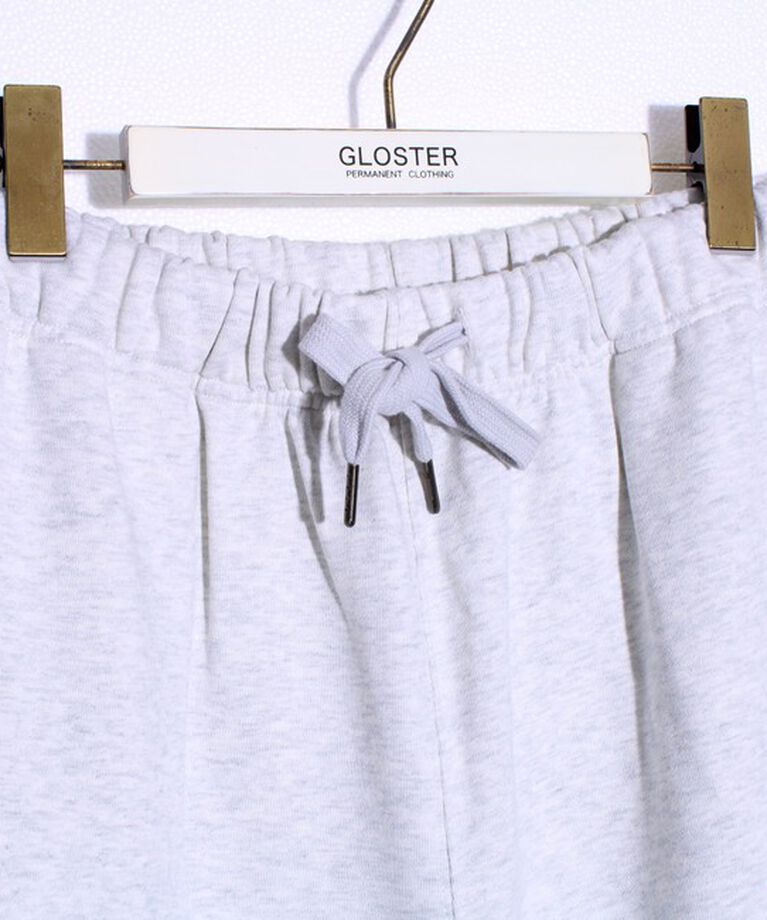 GLOSTER「【GEVACO/ゲバコ】リラックス 裏毛 ワイドスウェットパンツ ワンポイントロゴ」|その他|
