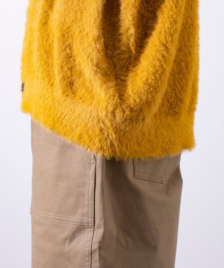 GLOSTER「【GLOSTER/グロスター】モヘヤライクシャギー クルーカーディガン UNISEX/ユニセックス」|カーディガン|