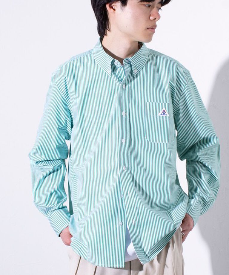 GLOSTER「【EXCLUSIVE】【GEVACO/ゲバコ】ベーシックボタンダウンシャツ（無地/ストライプ）」|シャツ・ブラウス|