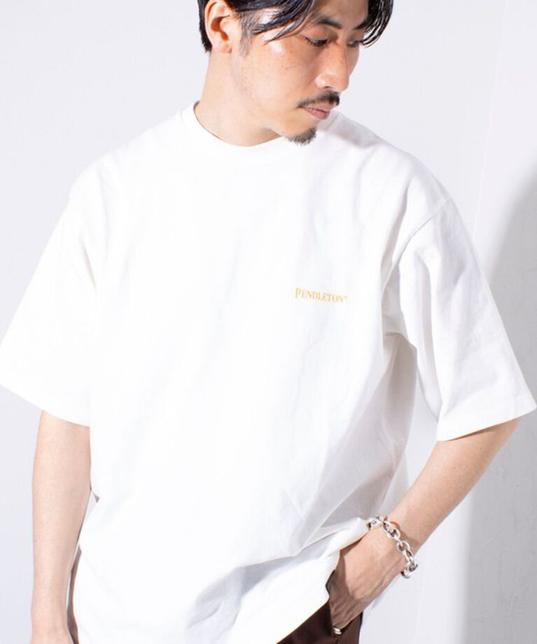 GLOSTER「【PENDLETON/ペンドルトン】バックプリントTシャツ ワンポイントロゴ」|Tシャツ・カットソー|