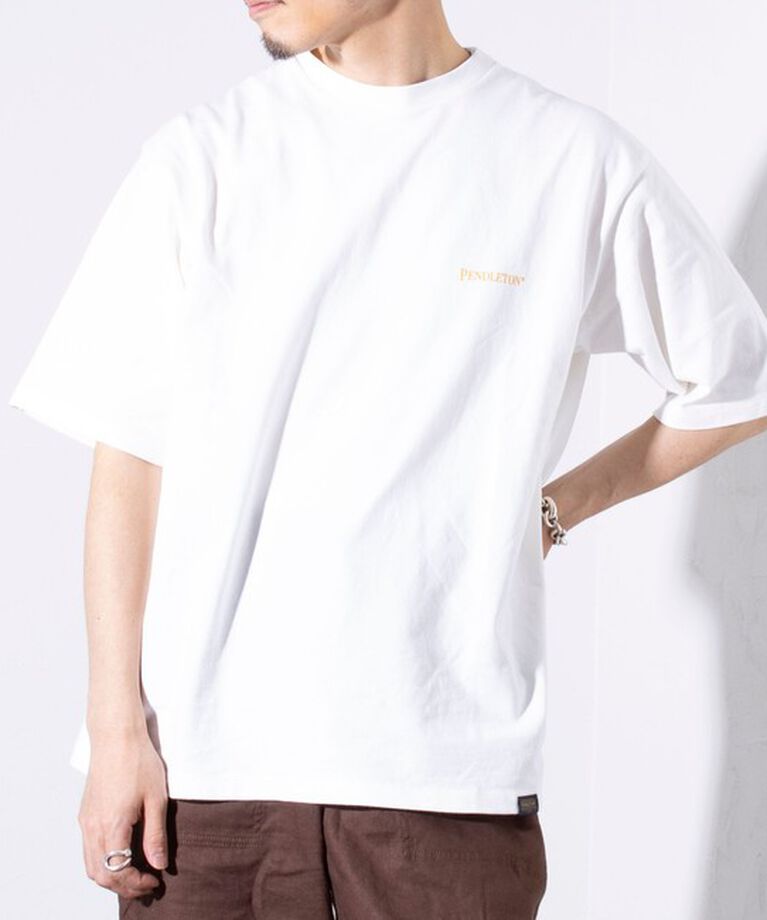 GLOSTER「【PENDLETON/ペンドルトン】バックプリントTシャツ ワンポイントロゴ」|Tシャツ・カットソー|