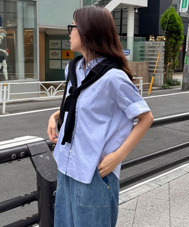 fredy emue「FR刺繍半袖シャツ」|シャツ・ブラウス|
