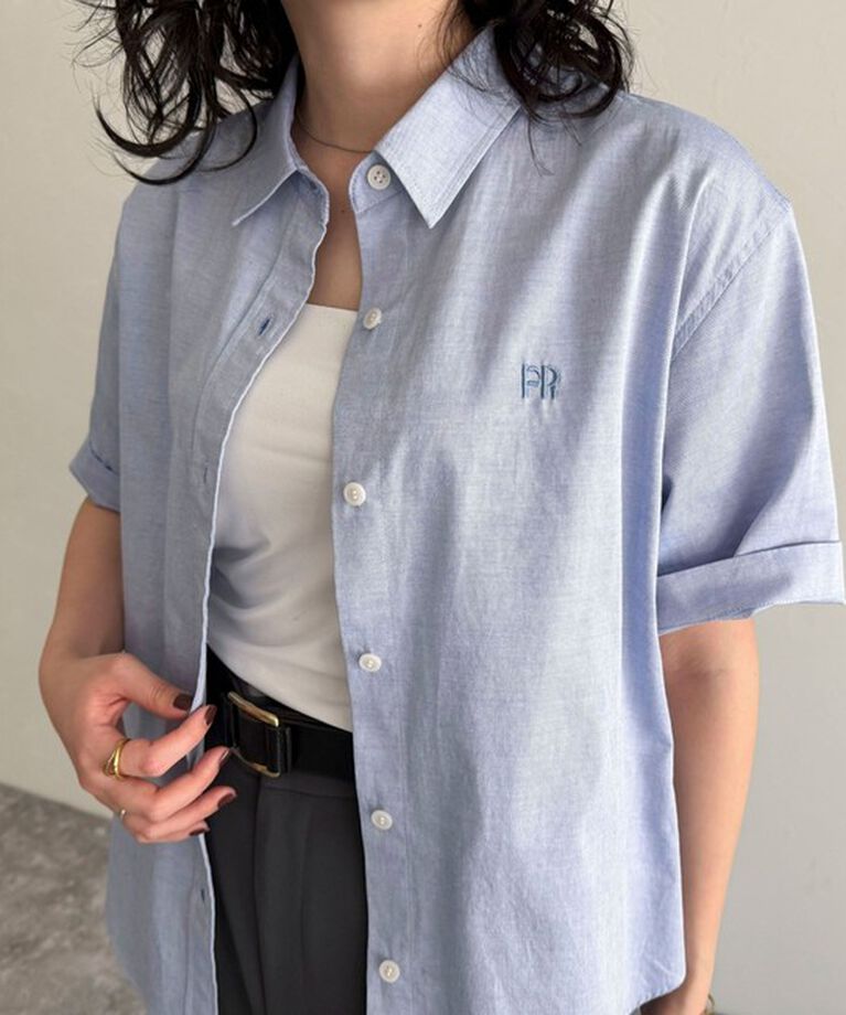 fredy emue「FR刺繍半袖シャツ」|シャツ・ブラウス|