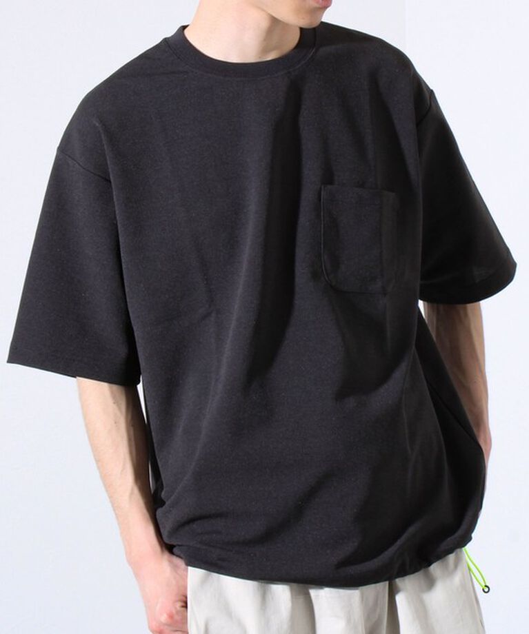 GLOSTER「”速乾性・ストレッチ性・抗ピリング性・耐洗濯性” PERFECTEX ハイツイスト カノコTシャツ」|Tシャツ・カットソー|チャコールグレー