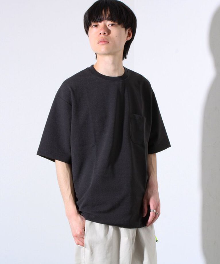 GLOSTER「”速乾性・ストレッチ性・抗ピリング性・耐洗濯性” PERFECTEX ハイツイスト カノコTシャツ」|Tシャツ・カットソー|