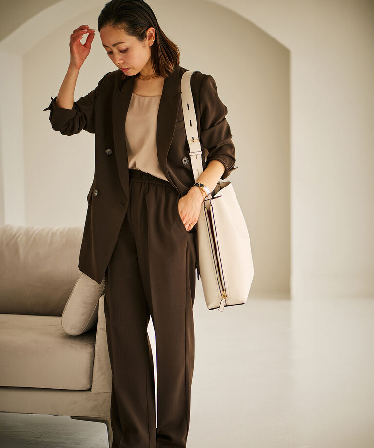 E'POR「【A4対応】【通勤】【E'POR】Y BAG Shoulder Large（サイドジップショルダーバッグ）【WEB限定/一部店舗限」|ショルダー・メッセンジャー|