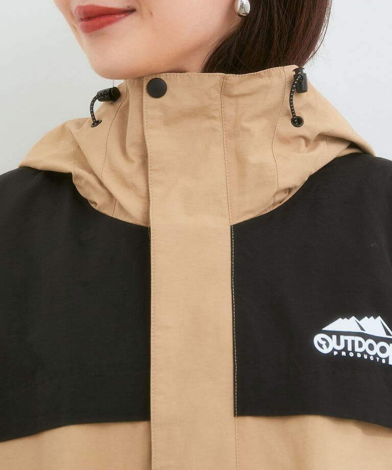 VIS「【OUTDOOR PRODUCTSコラボ】【洗濯可】オーバーサイズマウンテンパーカー」|アウトドア|