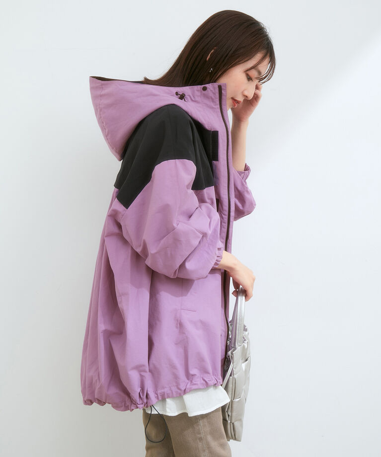 VIS「【OUTDOOR PRODUCTSコラボ】【洗濯可】オーバーサイズマウンテンパーカー」|アウトドア|