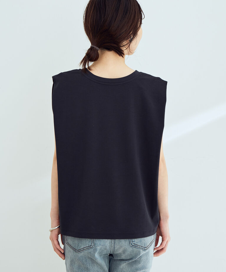 VIS「付け衿×スムースフレンチTシャツ」|Tシャツ・カットソー|