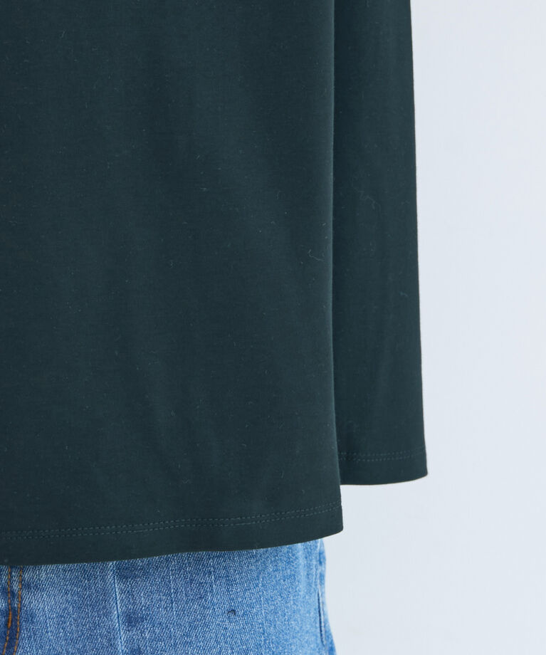 VIS「付け衿×スムースフレンチTシャツ」|Tシャツ・カットソー|