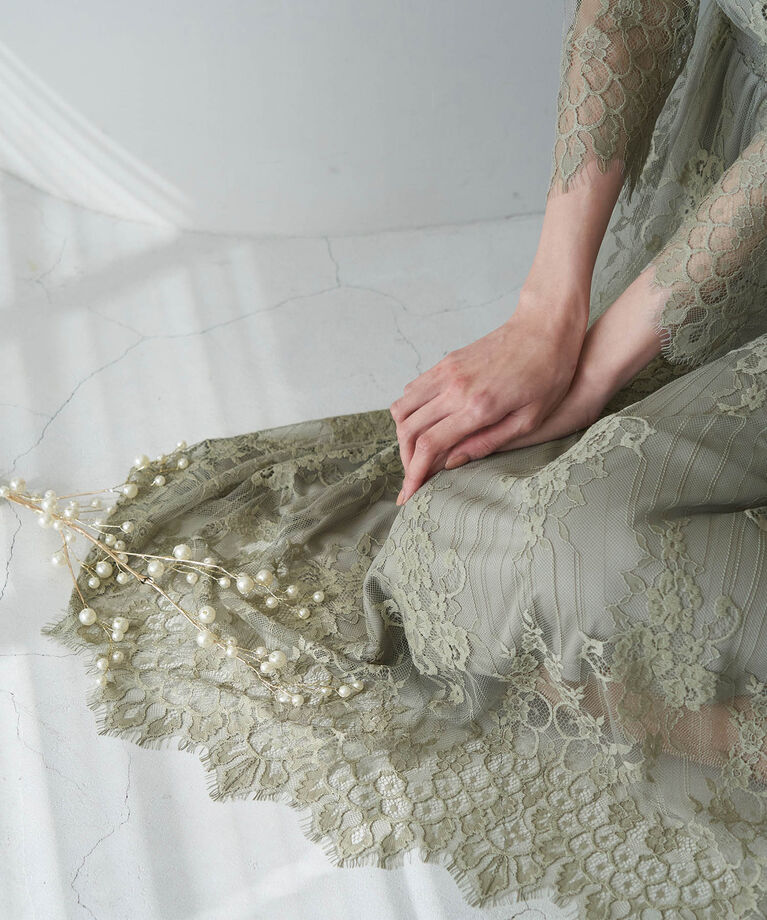 Rope’Picnic「【Mon E’toile/モンエトワール】【結婚式にも】レースDRESS」|ドレス|
