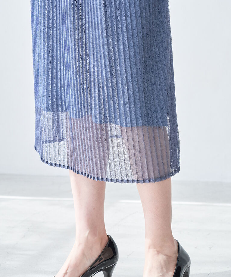 Rope’Picnic「【一部店舗限定】【Mon E’toile/モンエトワール】チュールプリーツDRESS」|ドレス|