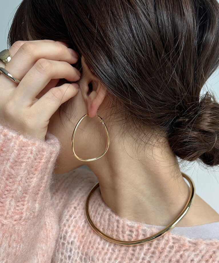  「変形フープピアス」|ピアス|