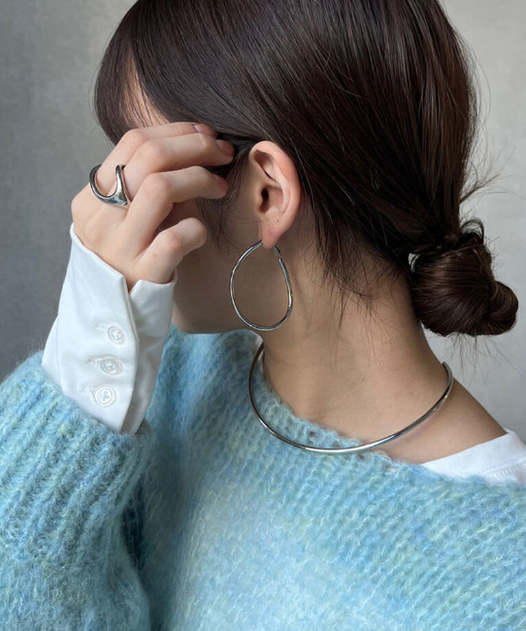  「変形フープピアス」|ピアス|
