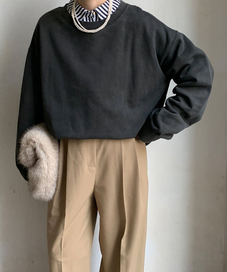  「ピグメントダメージスウェット」|Tシャツ・カットソー|