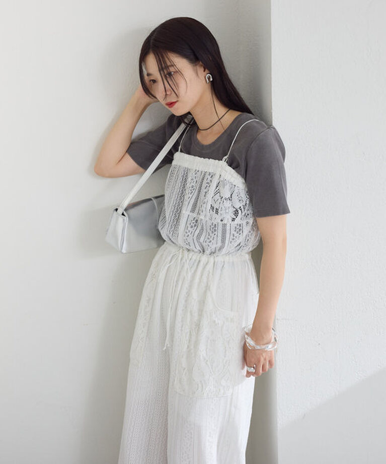  「【前後2WAY/4色展開】ピグメントリブTEE」|Tシャツ・カットソー|