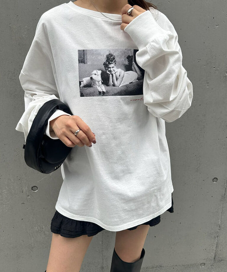  「[mline]ヴィンテージフォトロンT」|Tシャツ・カットソー|ホワイトその他1