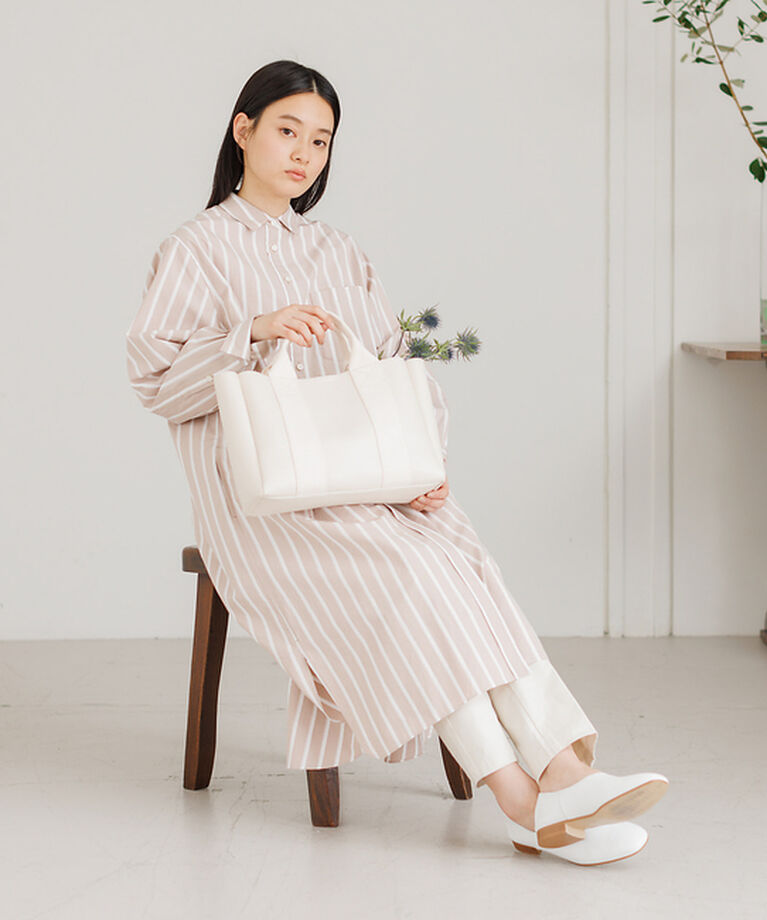 collex「【Alltid】スーピマコットンシャツワンピース」|ワンピース|