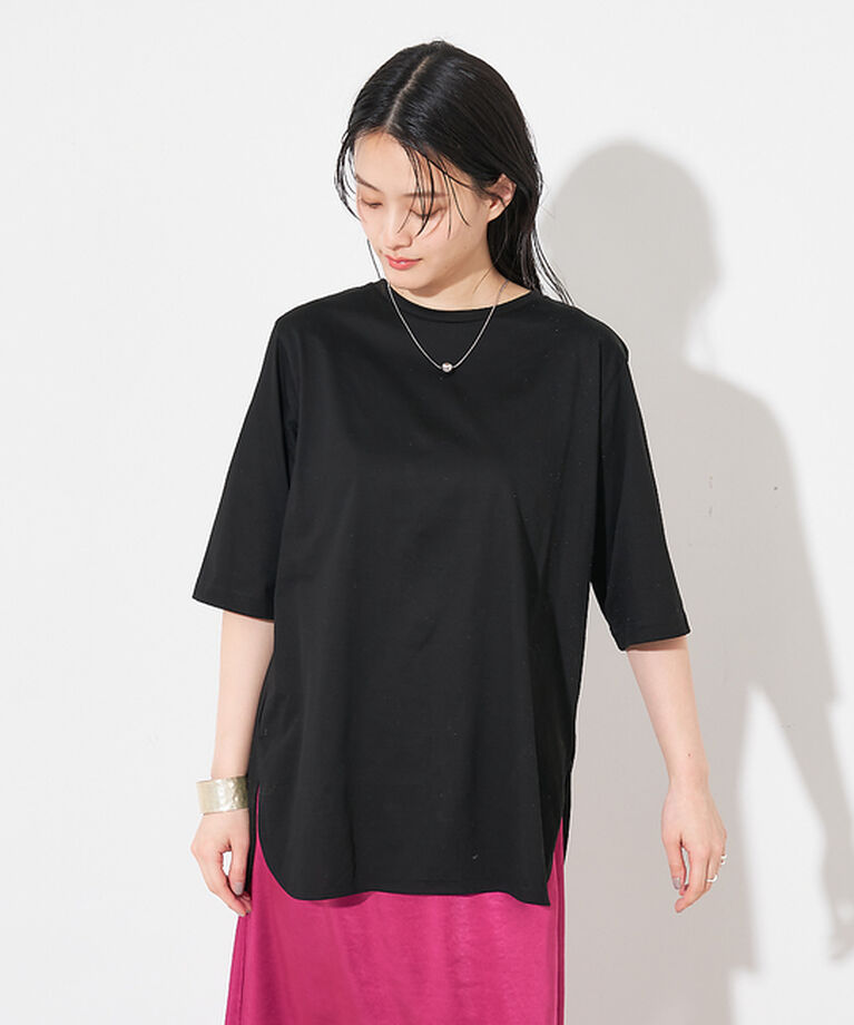 collex「【接触冷感・UVカット】コンパクトクールチュニックTシャツ」|Tシャツ・カットソー|