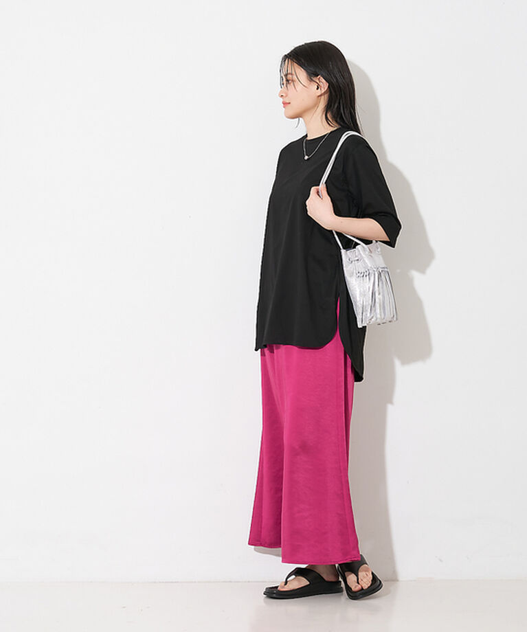collex「【接触冷感・UVカット】コンパクトクールチュニックTシャツ」|Tシャツ・カットソー|