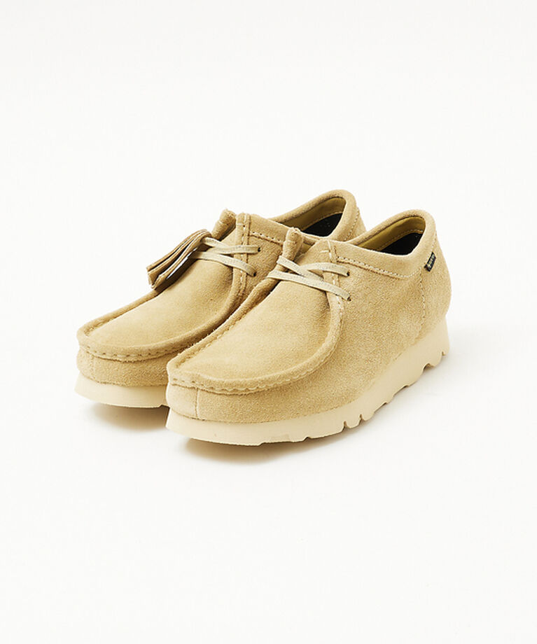 ABAHOUSE「【Clarks / クラークス】ワラビー ゴアテックス / Wallabee G」|ショートブーツ|ベージュ