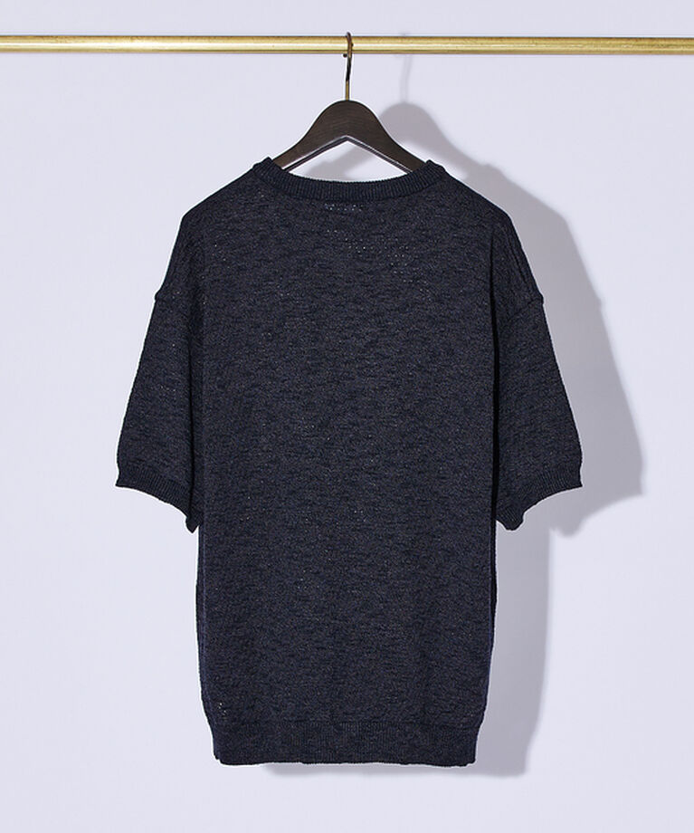 ABAHOUSE「メッシュニット スラブTシャツ / シアー素材」|Tシャツ・カットソー|