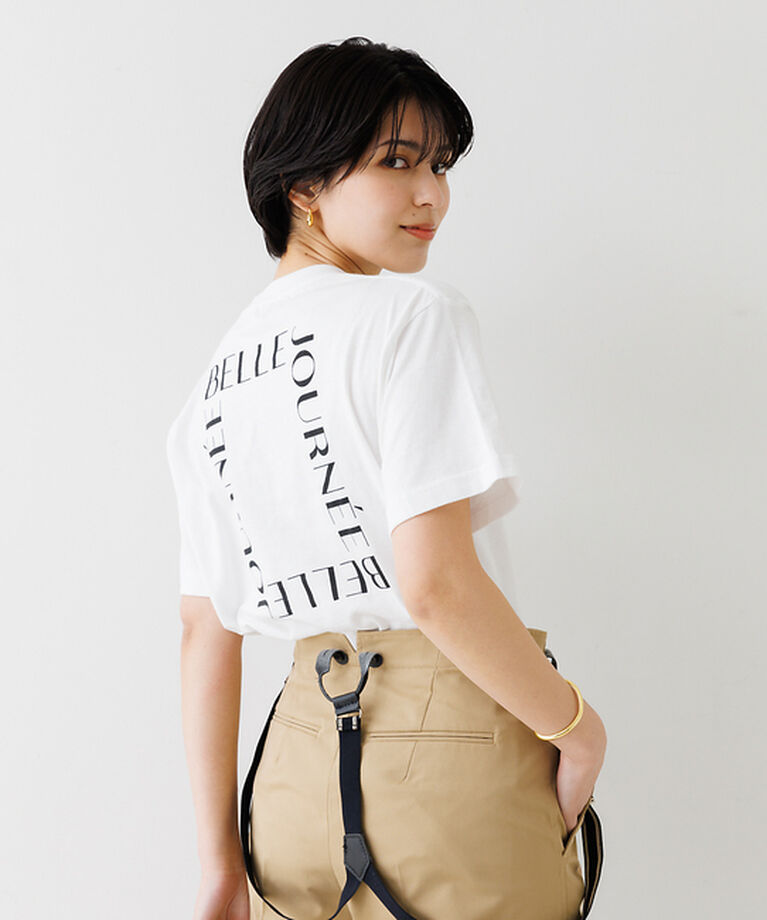 Rouge vif「バックスクエアロゴTシャツ」|Tシャツ・カットソー|