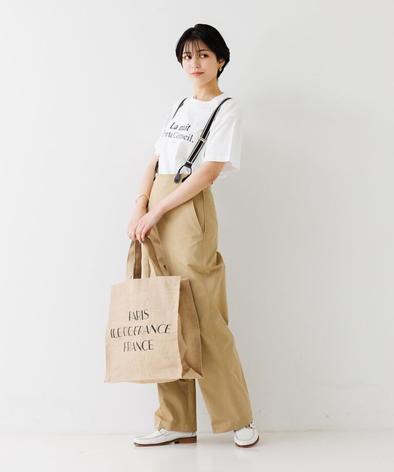 Rouge vif「バックスクエアロゴTシャツ」|Tシャツ・カットソー|