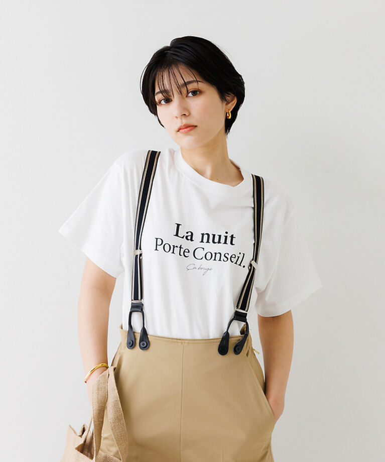 Rouge vif「バックスクエアロゴTシャツ」|Tシャツ・カットソー|