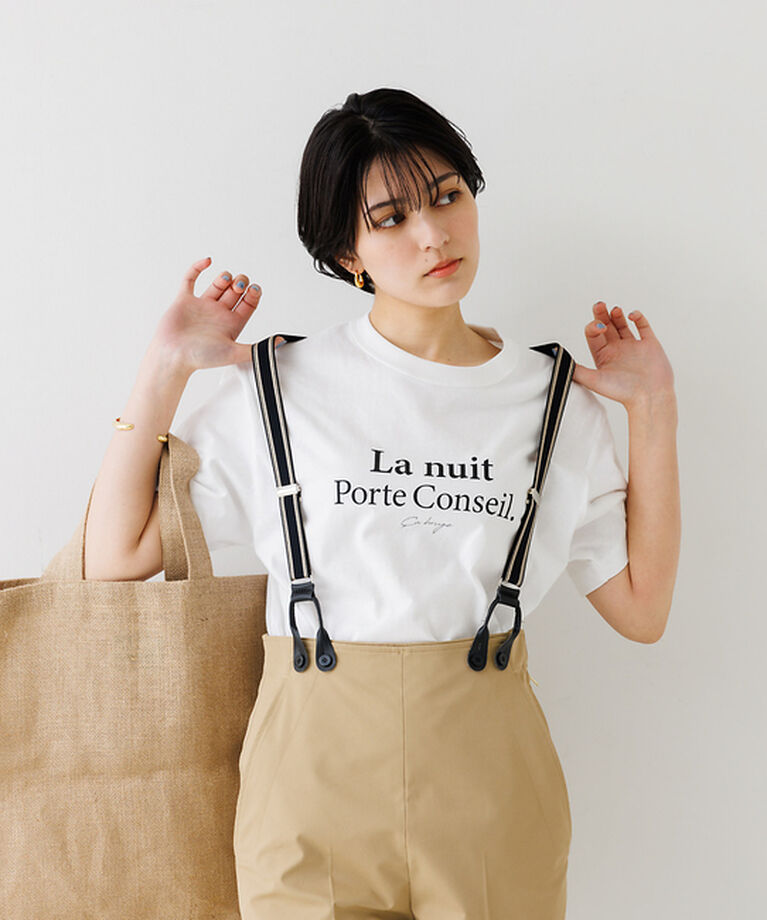 Rouge vif「バックスクエアロゴTシャツ」|Tシャツ・カットソー|
