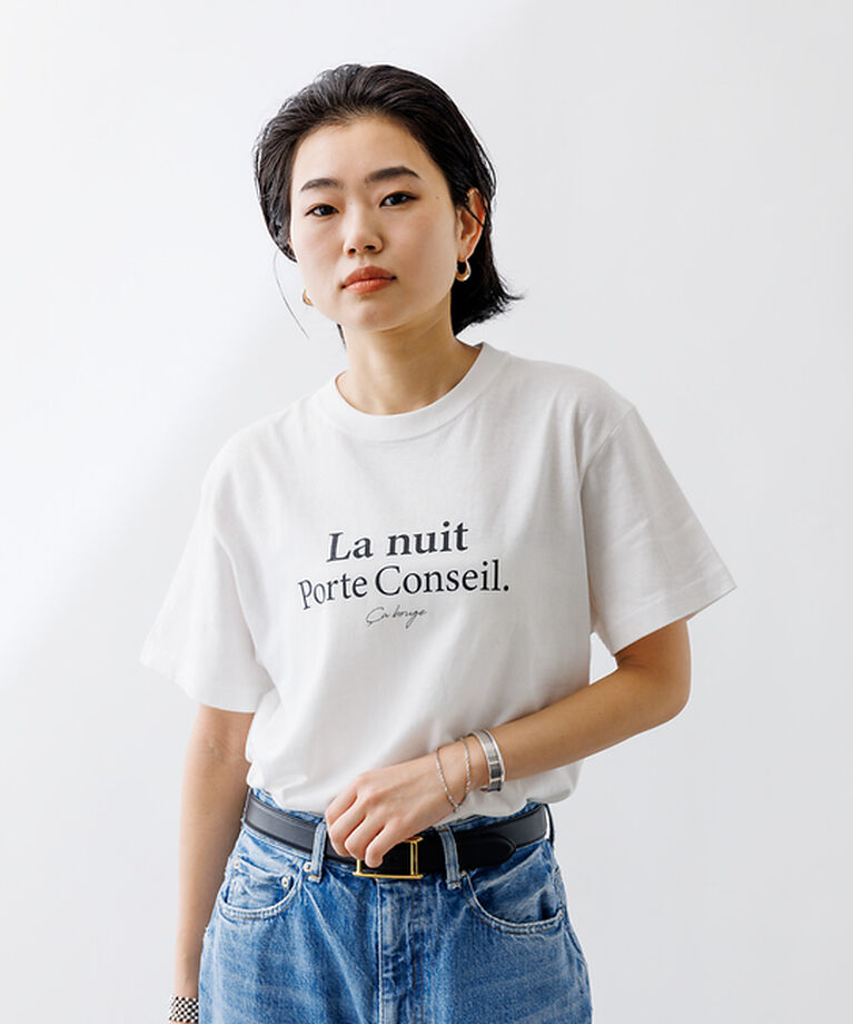 Rouge vif「バックスクエアロゴTシャツ」|Tシャツ・カットソー|