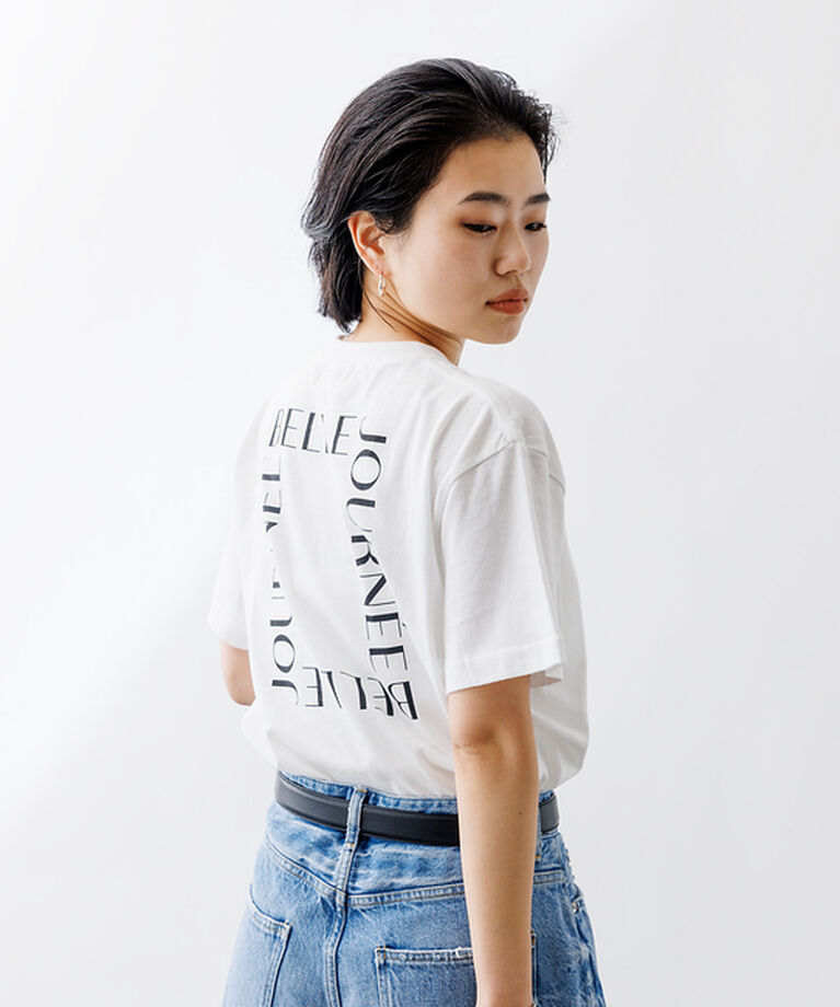 Rouge vif「バックスクエアロゴTシャツ」|Tシャツ・カットソー|