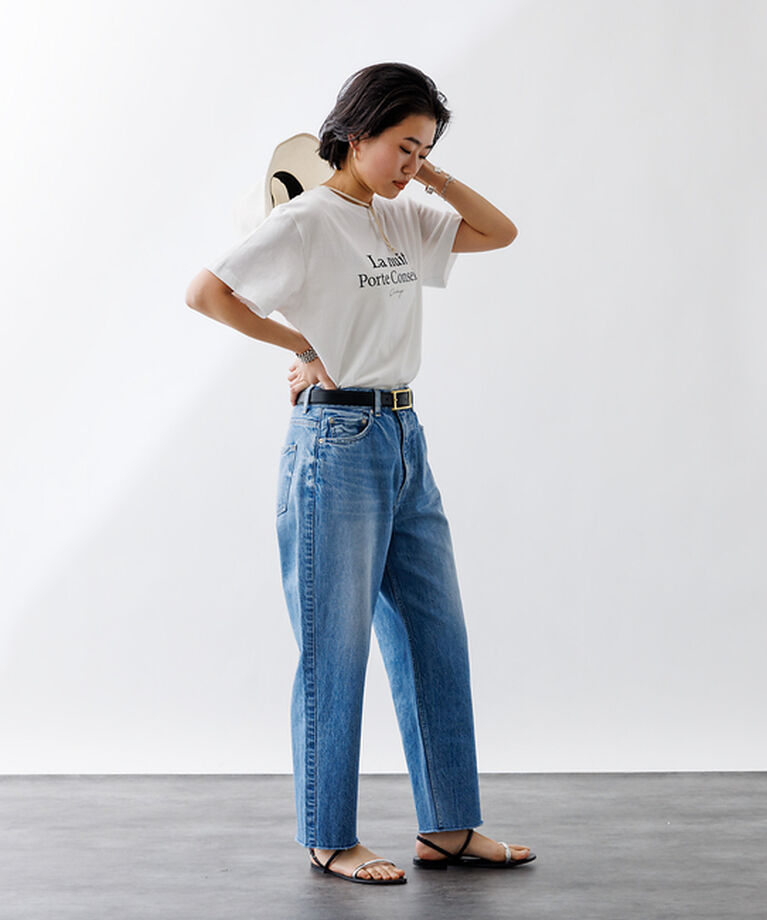 Rouge vif「バックスクエアロゴTシャツ」|Tシャツ・カットソー|