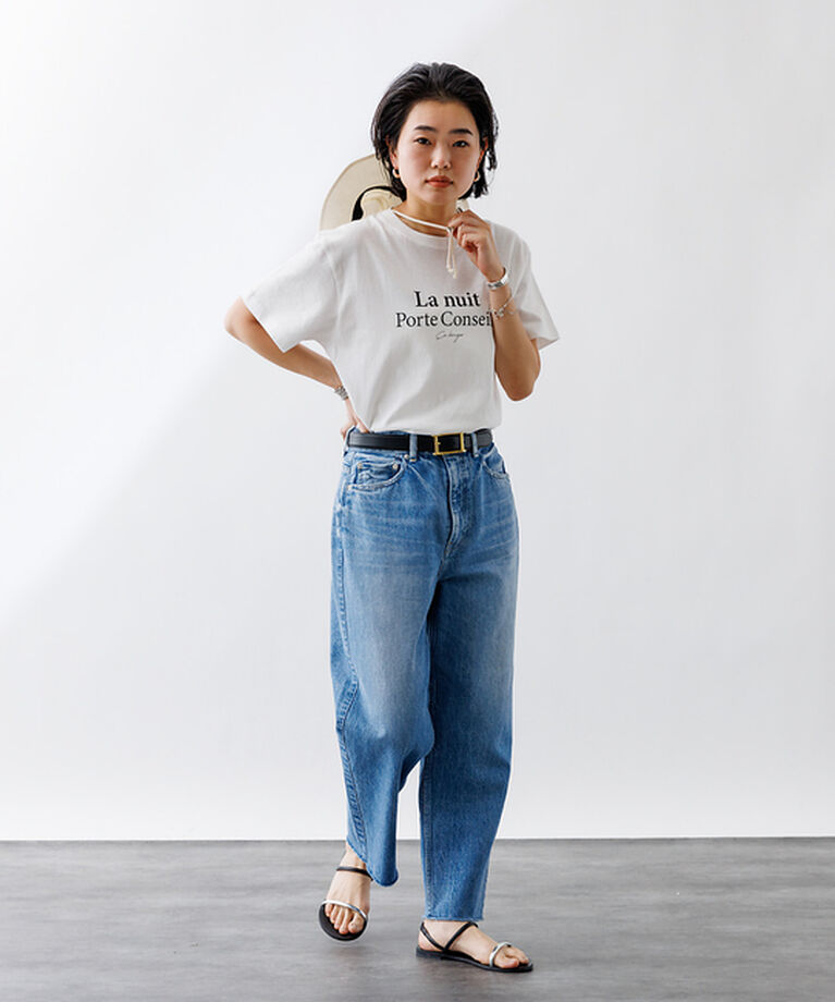 Rouge vif「バックスクエアロゴTシャツ」|Tシャツ・カットソー|