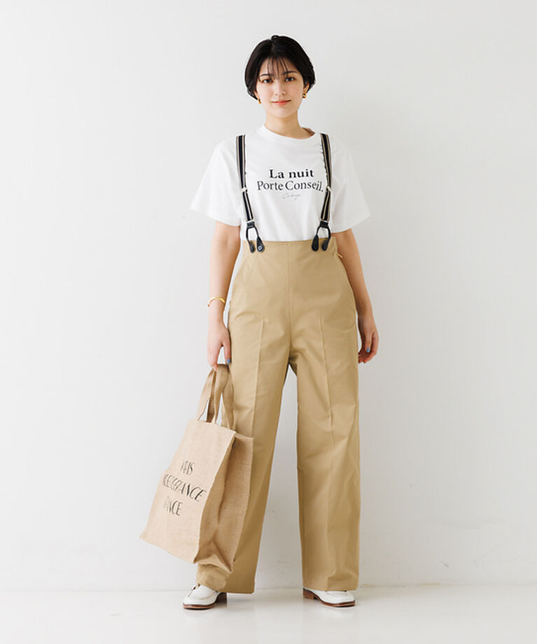 Rouge vif「バックスクエアロゴTシャツ」|Tシャツ・カットソー|