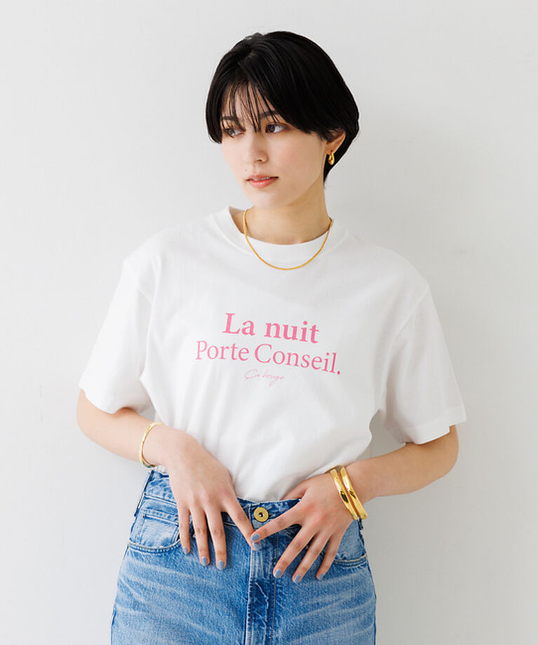 Rouge vif「バックスクエアロゴTシャツ」|Tシャツ・カットソー|