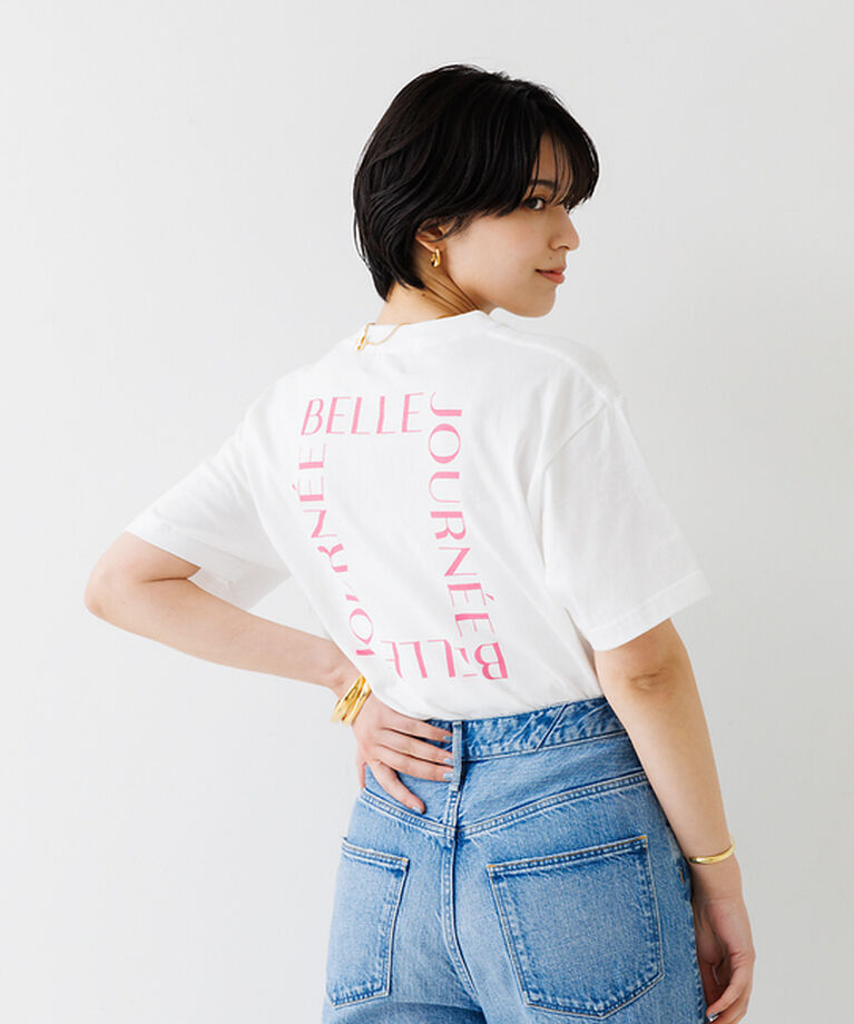 Rouge vif「バックスクエアロゴTシャツ」|Tシャツ・カットソー|