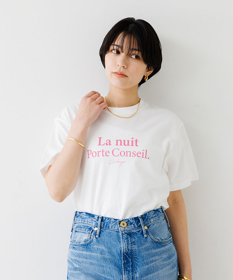 Rouge vif「バックスクエアロゴTシャツ」|Tシャツ・カットソー|