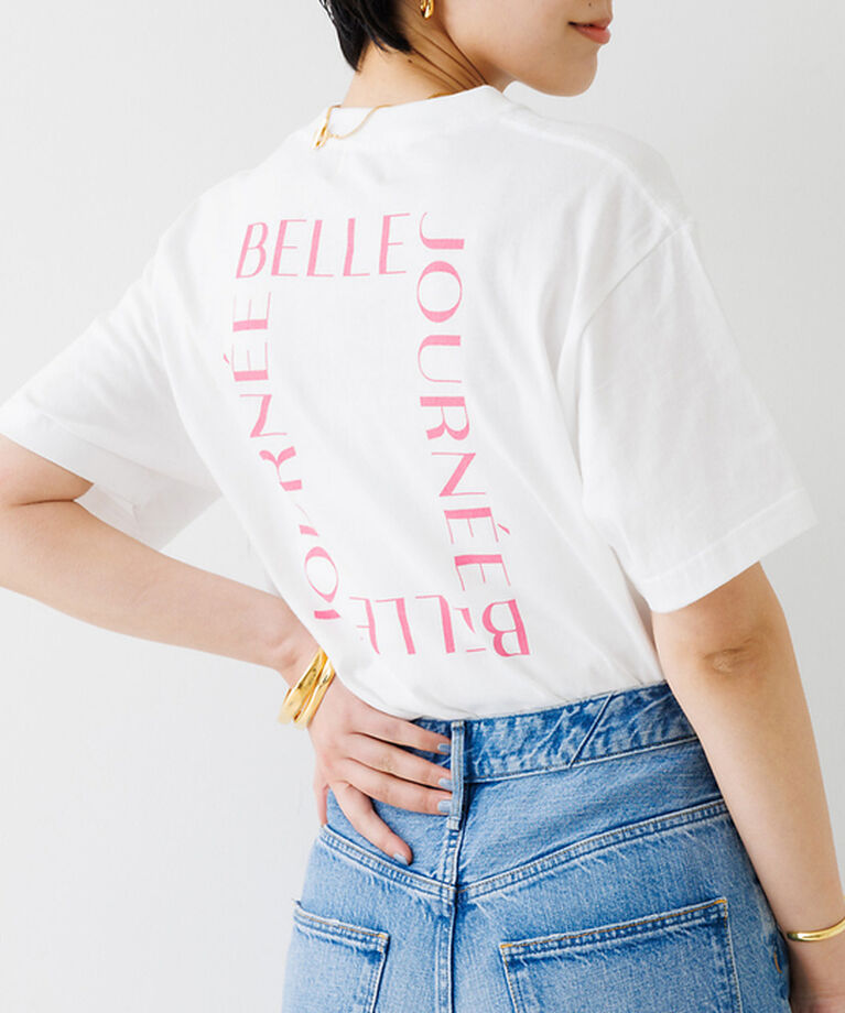 Rouge vif「バックスクエアロゴTシャツ」|Tシャツ・カットソー|