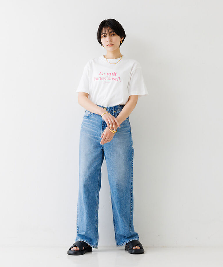 Rouge vif「バックスクエアロゴTシャツ」|Tシャツ・カットソー|