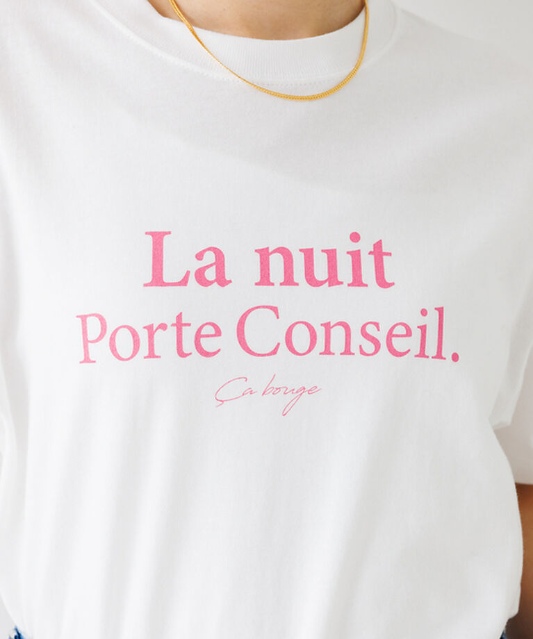 Rouge vif「バックスクエアロゴTシャツ」|Tシャツ・カットソー|