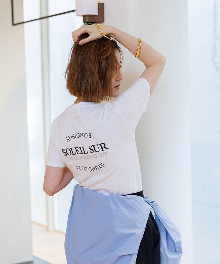 Rouge vif「ロゴコンパクトTシャツ」|Tシャツ・カットソー|