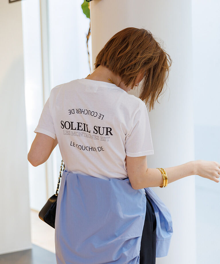 Rouge vif「ロゴコンパクトTシャツ」|Tシャツ・カットソー|