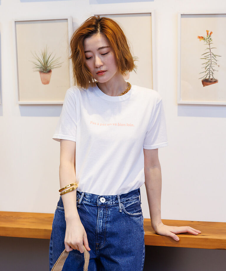 Rouge vif「ロゴコンパクトTシャツ」|Tシャツ・カットソー|