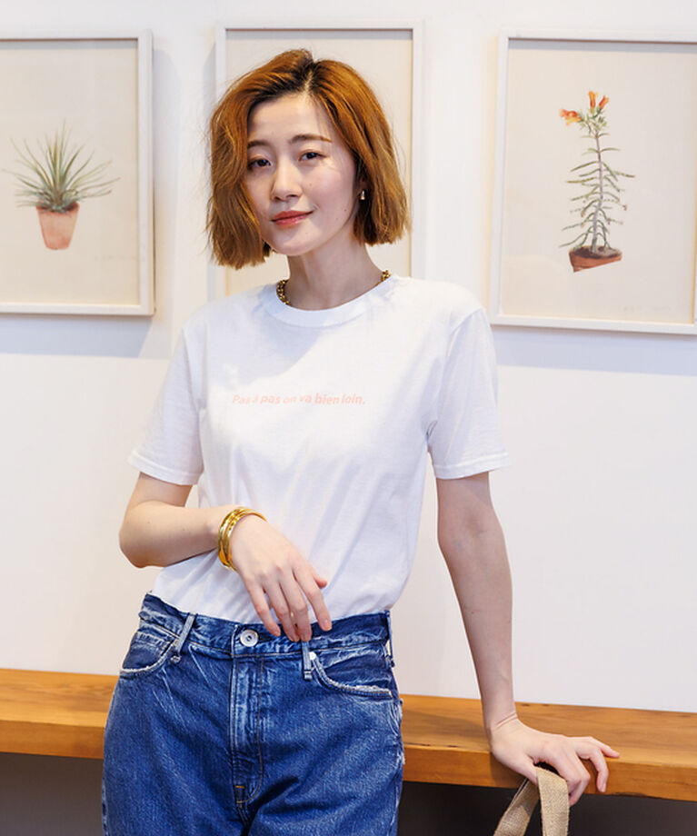Rouge vif「ロゴコンパクトTシャツ」|Tシャツ・カットソー|