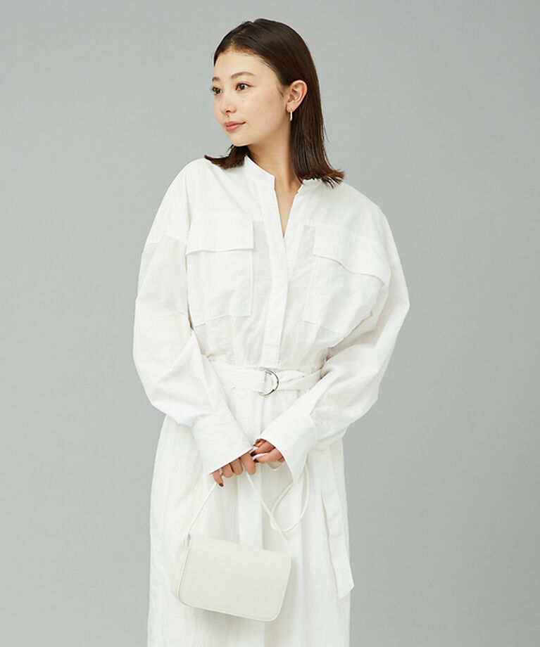 Rouge vif「ウエストマークシャツワンピース」|ワンピース|