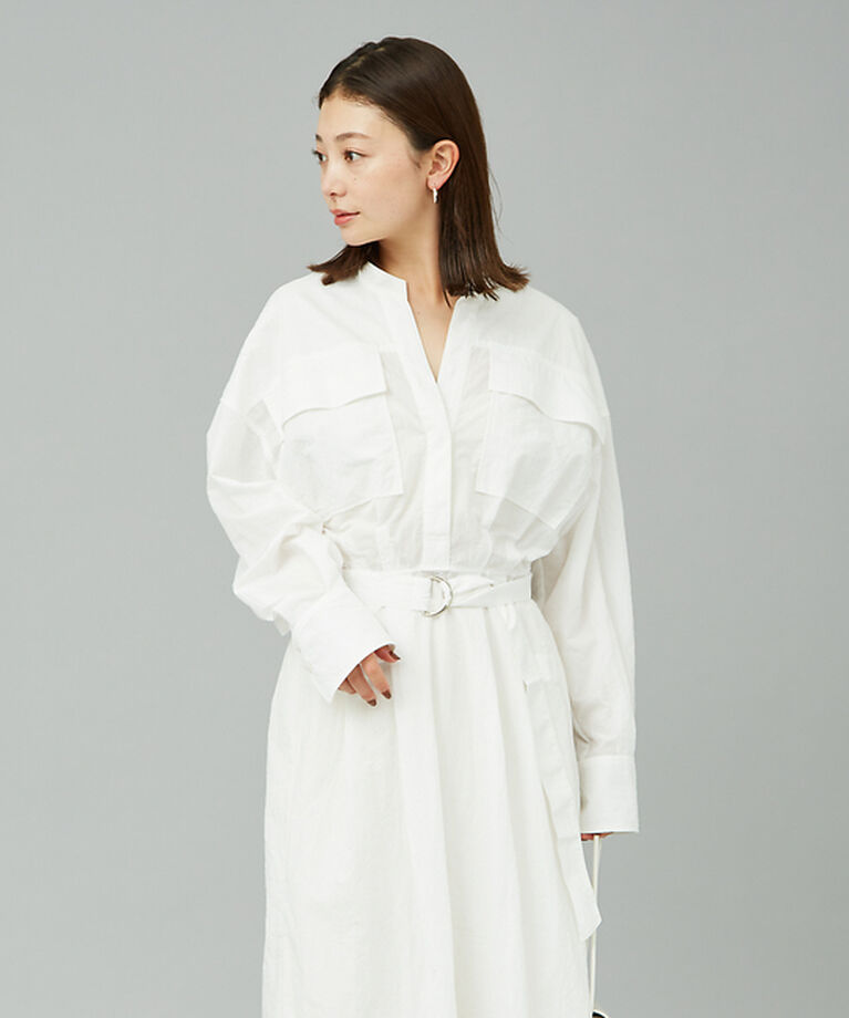 Rouge vif「ウエストマークシャツワンピース」|ワンピース|